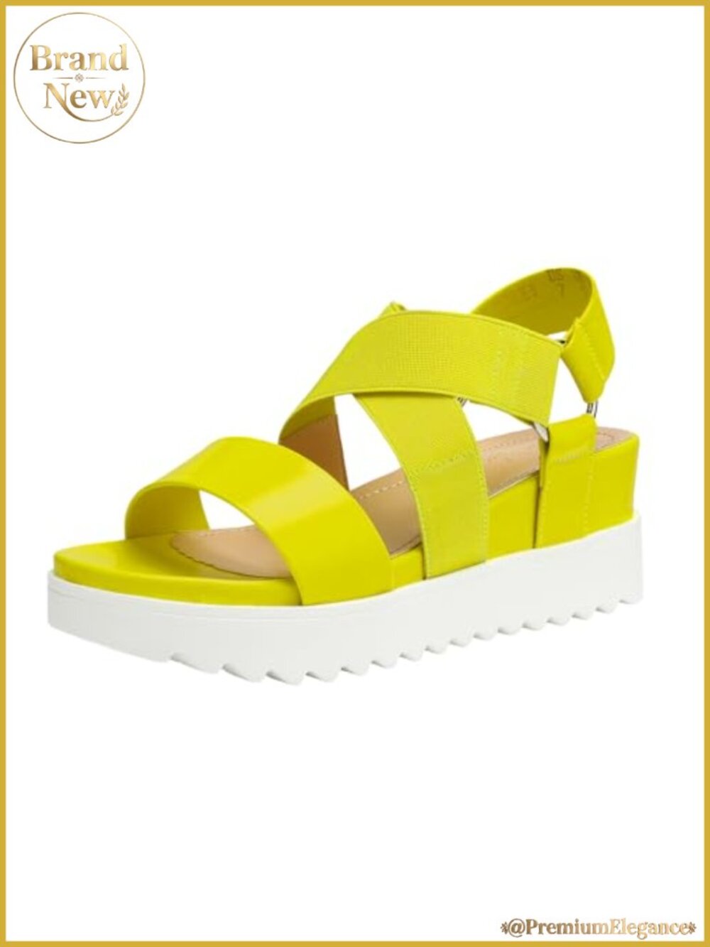 Women's Open Toe Ankle Strap Platform Wedge Sandals